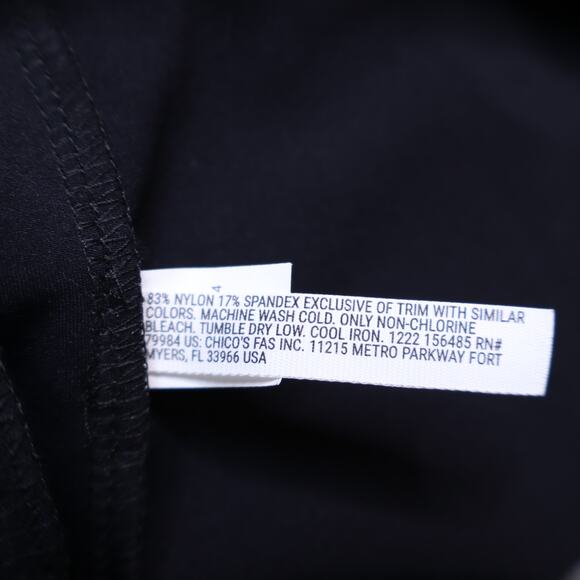 SOMA WKND Tech Knit Bomber Jacket Black Full Zip Long Sleeve Active Women's S - Picture 8 of 8